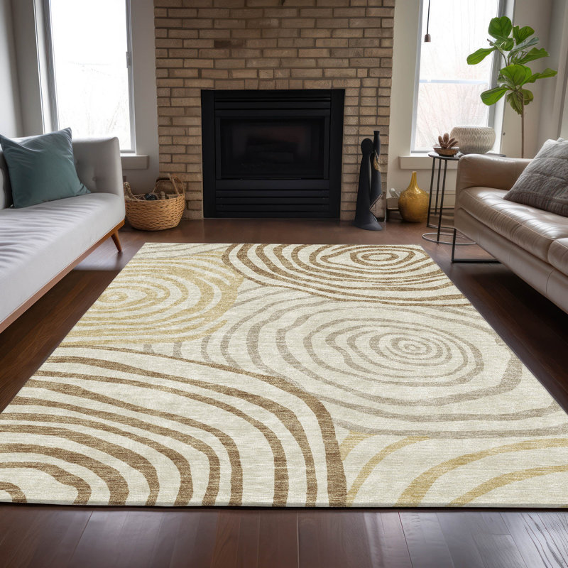 Tapis de porte d'extérieur antidérapant Leis, Rectangulaire 8 pi x 10 pi