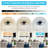 Modern 18.9" LED Ceiling Fan With Light, Dimmable  & Remote Control For Bedroom, Kitchen & Living Room
