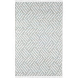Crisscross Ocean Handwoven Indoor/Outdoor Rug