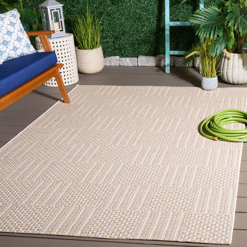 Tapis intérieur / extérieur en sisal Muriel, Rectangle 5 pi 3 po x 7 pi 6 po