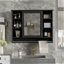 Armoire de salle de bain, armoire murale avec tablette réglable et porte à fermeture en douceur pour la salle de bain-2091176592