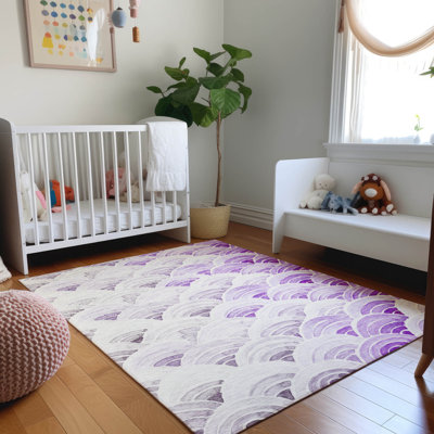 Tapis rectangulaire Cerrito avec envers antidérapant