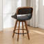 Tabourets de comptoir pivotants en similicuir-440820956-440820947