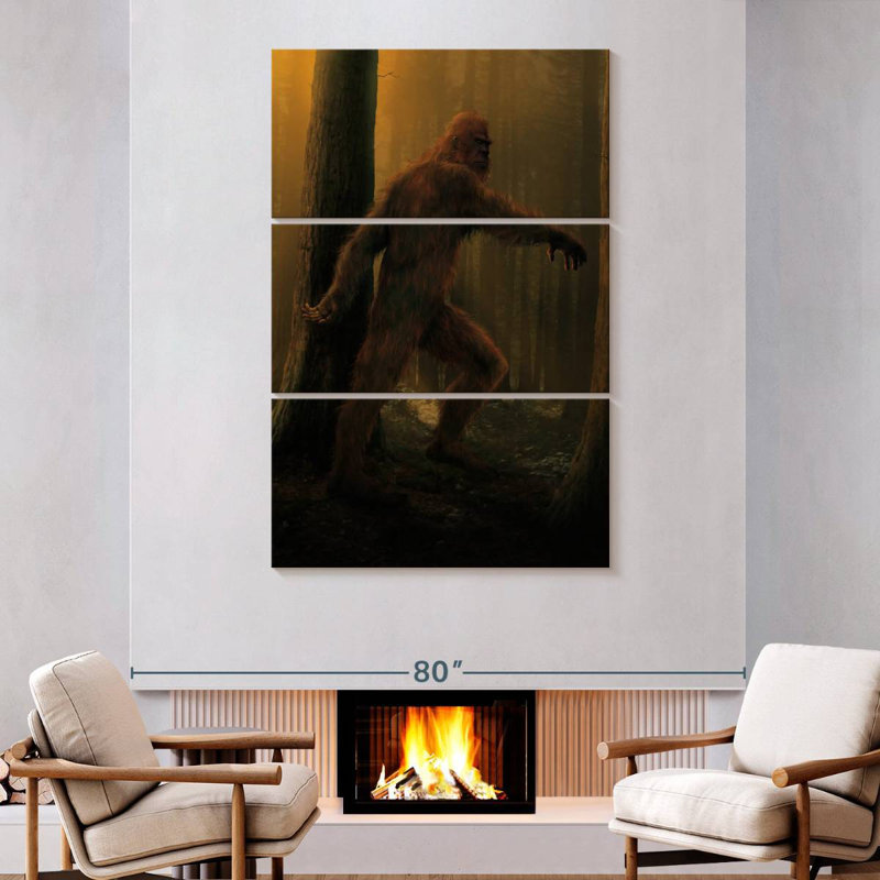 Kelan Bigfoot, 74" H x 48" W