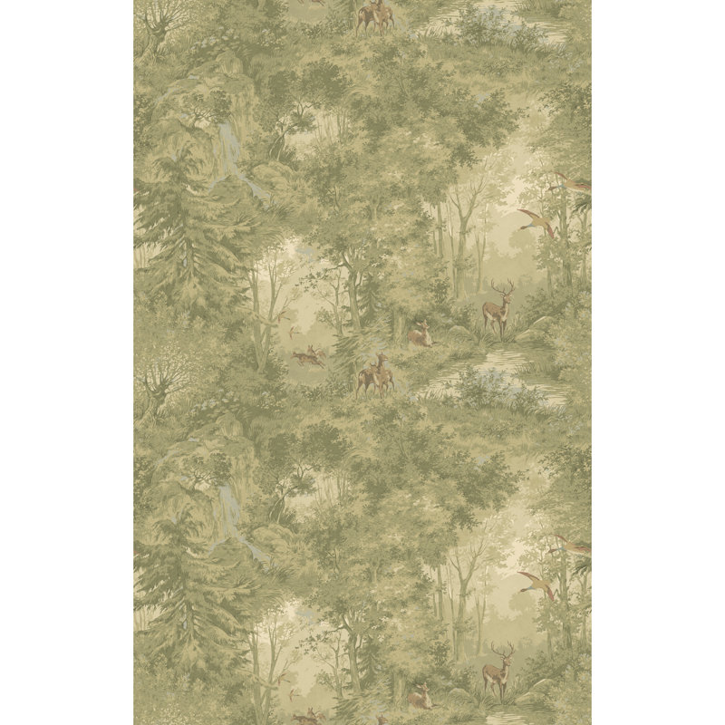 Grand Mulberry Woodland - Summer, 33" x 27", Misty Morning