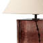 Saylor Table Lamp-Brown Cast Glass