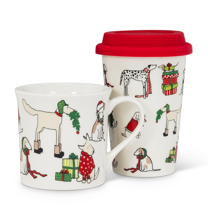 Tasse à café Lunas Holiday Dogs