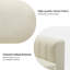 Fauteuil club en velours Gillette-107593887