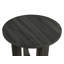 Contemporary Style 3Pc Table Set With Round Coffee And End Tables, Cross-Arch Base Design For Modern Interiors