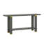 Console de 62,9 po avec console minimaliste moderne, canapé d'entrée en bois de pin massif avec détails en métal, tablette de rangement ouverte-352909240