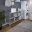 Table de travail en acier inoxydable avec deux tablettes-60901479