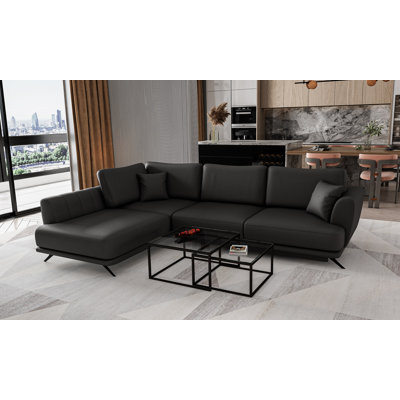 Aerion 3 Seater Faux Leather Sofa Bed