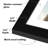 Merranda Americanflat 11x14 Collage Picture Frame - Fits Five 4x6 Photos - Shatter-Resistant Glass - Black