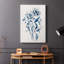 Indigo Wild Roses I -Galerie enveloppée Cavas-108856459