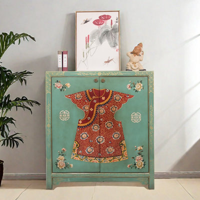 Classical Painted Solid Wood Shoe Cabinet 20 Pair Shoe Storage Cabinet