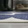 Oliver Modern Geometric Organic Shapes Navy/Cream Indoor/Outdoor Rug