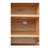62.99" Brown Rectangular Solid Wood Shoe Storage
