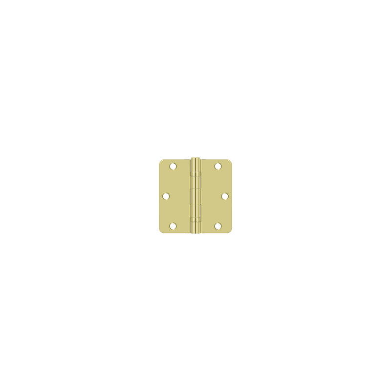 64'' x 64'' Steel Surface Mount Hinge, Polished Brass