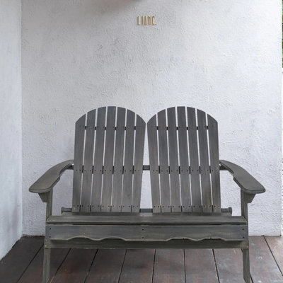 Chamberlan 50.75'' Wide Acacia Loveseat with Cushions