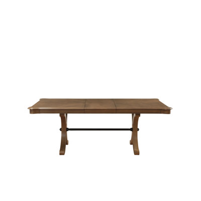 Table de salle à manger à finition chêne gris (avec rallonge)