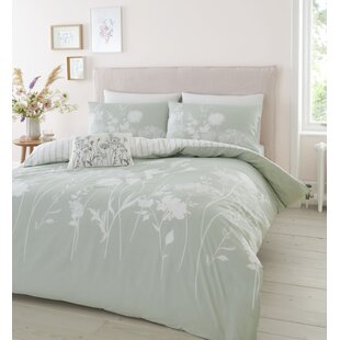 3-Piece Lily Ruffle Duvet Cover Washed Soft Cotton UO Bedding Blanket Sage  Green