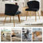 Fauteuil d'appoint moderne en velours avec dossier capitonné Euclid H 29 po-764843815