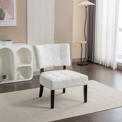 Fauteuil d'appoint capitonné avec sièges surdimensionnés Boucle