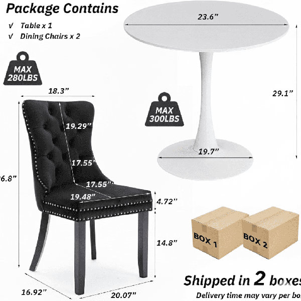 Dimensions du produit