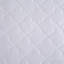 Protège-matelas matelassé en coton percale