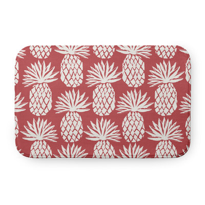 Tapis de bain à motif ananas