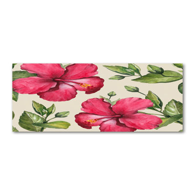 Pink Hibiscus - Wrapped Canvas Print