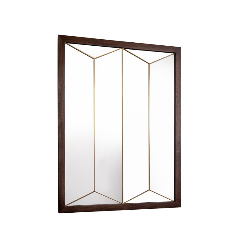 York Rectangle Solid Wood Wall Mirror