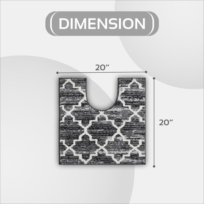 Norreta Contour Rug with Non-Slip Backing