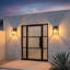 Matte Black 18.6cm H Outdoor Sconce