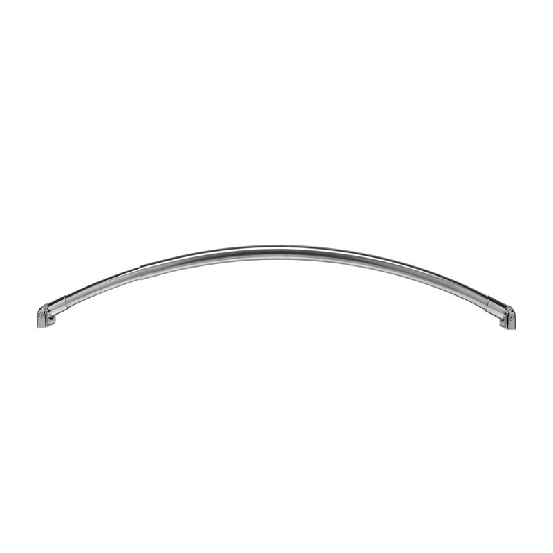 Stainless Steel Extendable Curved Shower Curtain Rod