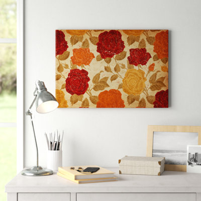 Tapisserie des roses par 5By5collectif - Toile tendue avec châssis sur toile tendue