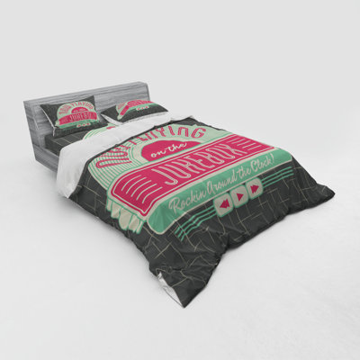 Jukebox Modern & Contemporary Duvet Cover