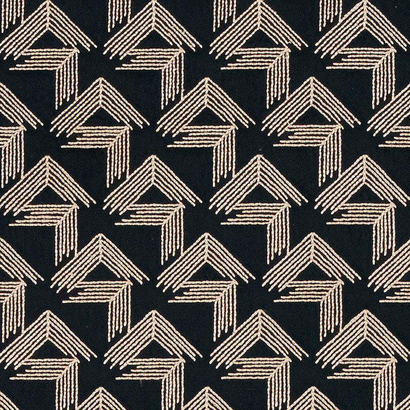 Tissu Schumacher x Miles Redd, Noir