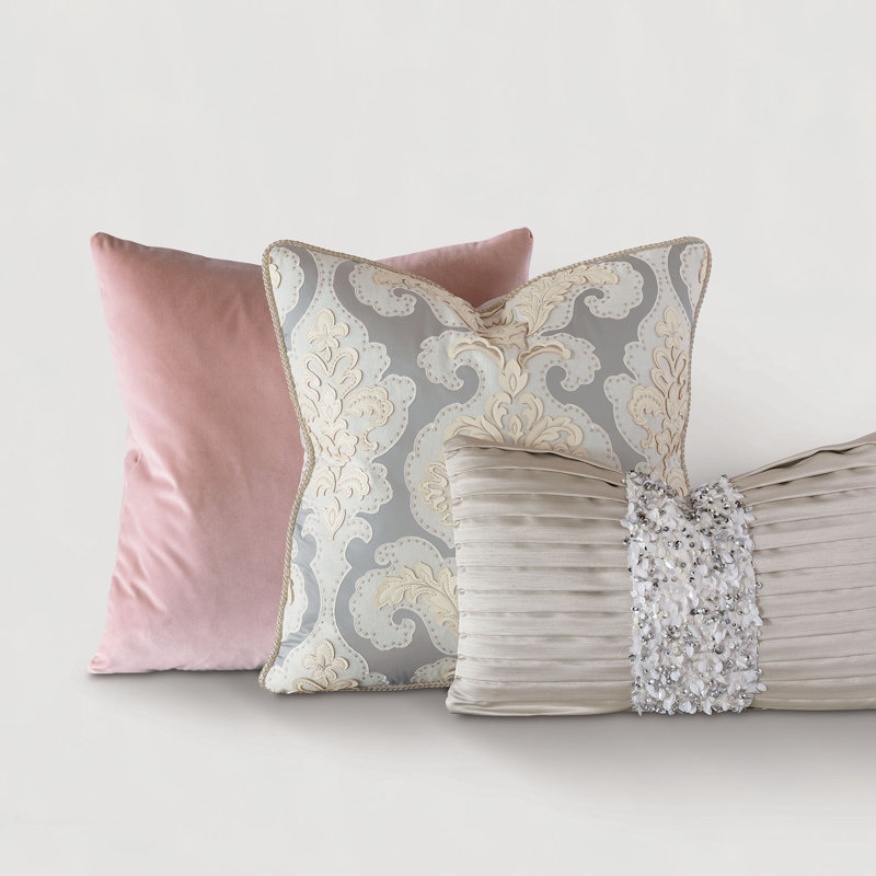 Vionnet Lumbar Pillow Cover & Insert, Faux down