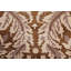 Tapis népalais oriental noué à la main à motif de teinture végétale brun / beige de conception unique 6 pi x 8 pi 8 po