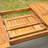 W86.3" Extendable Acacia Wood Patio Outdoor Dining Table