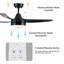 42'' Ceiling Fan with LED Lights