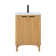 Mumbai 24" Single Bath Vanity in with Drop-In White Ceramic Basin Top