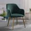 Abdulbaki 46cm H Velvet Upholstered Armchair-672868035