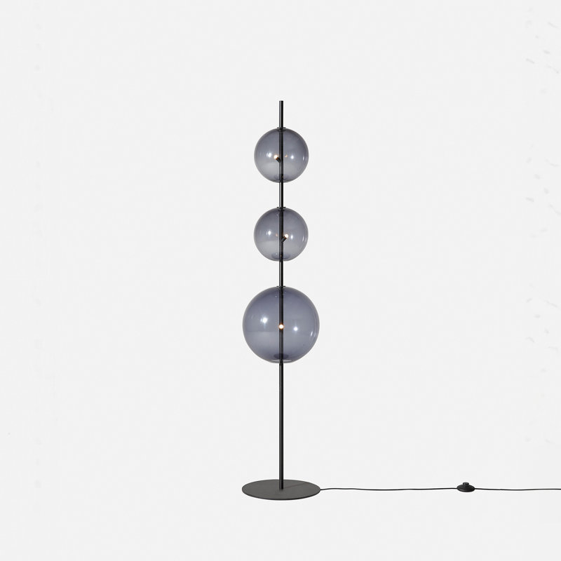 Point Floor Lamp Modular, Smoke Gray