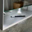 120mm W 73.5mm H Surface Frameless Medicine Cabinet Mirror 6 Adjustable