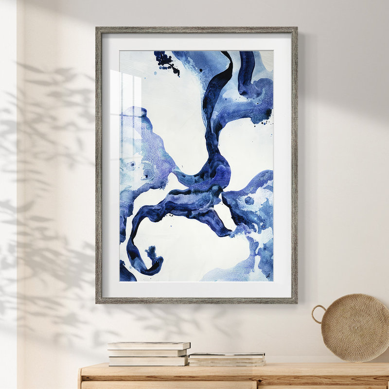 Indigo I -Framed Print