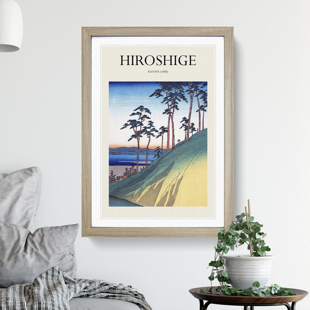 Kanaya by Utagawa Hiroshige - Picture Frame Art Prints