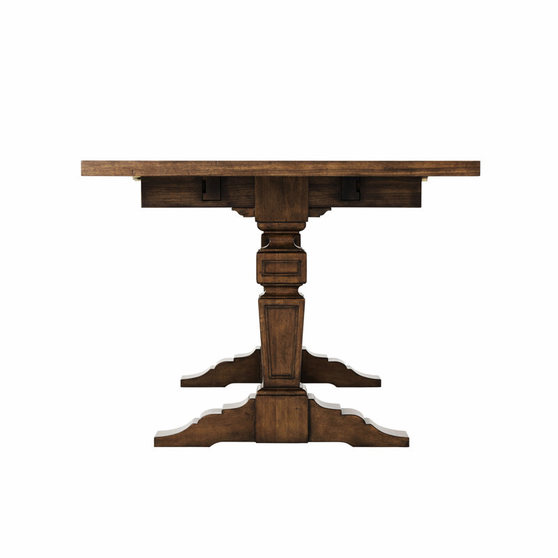 Avesta Finish Extendable Wood Dining Table for Ten