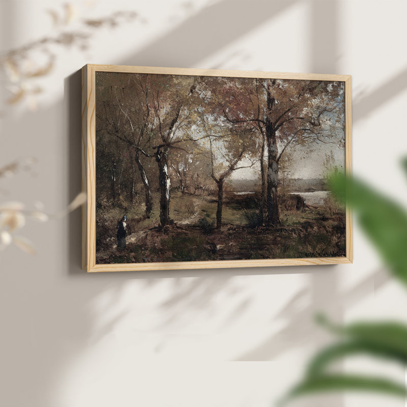 Vintage Landscapes-CLXII -Framed Print - Restickable, Natural, 16" H x 20" W